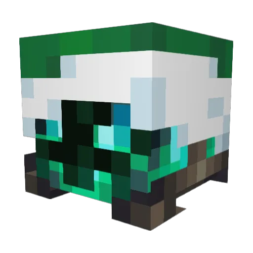 junco341 Minecraft avatar head, 3D render