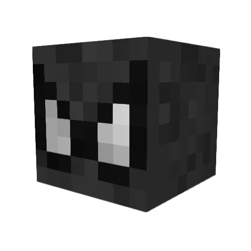 junes__ Minecraft avatar head, 3D render