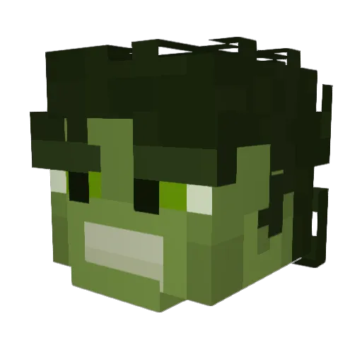 juneseoo Minecraft avatar head, 3D render