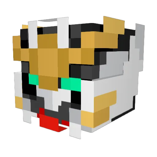 junglepredator1 Minecraft avatar head, 3D render
