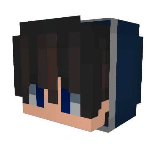 jungsoo090 Minecraft avatar head, 3D render