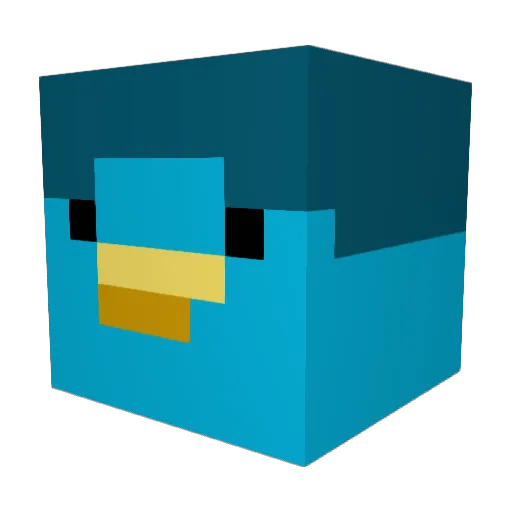 jungwook000 Minecraft avatar head, 3D render