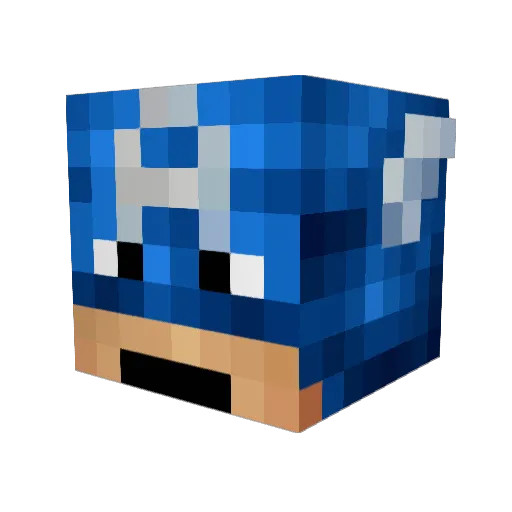 junho436 Minecraft avatar head, 3D render