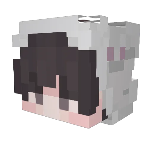 junho906 Minecraft avatar head, 3D render