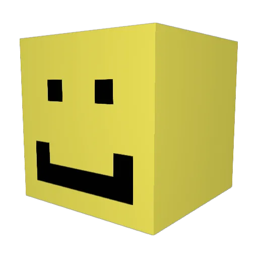 juni0830 Minecraft avatar head, 3D render