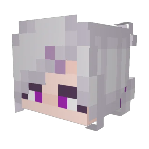 junijunes Minecraft avatar head, 3D render