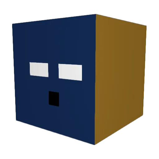 junimomo Minecraft avatar head, 3D render