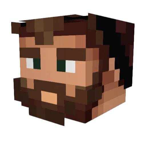 juniorm0610 Minecraft avatar head, 3D render