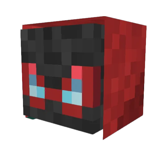 juniorrex14 Minecraft avatar head, 3D render