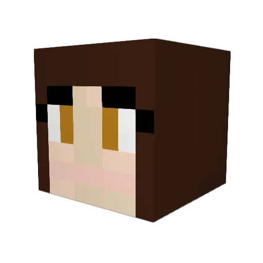 juniperblue13 Minecraft avatar head, 3D render