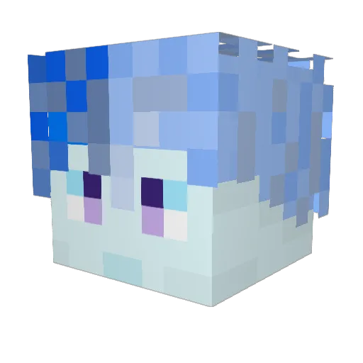 junjun130102 Minecraft avatar head, 3D render