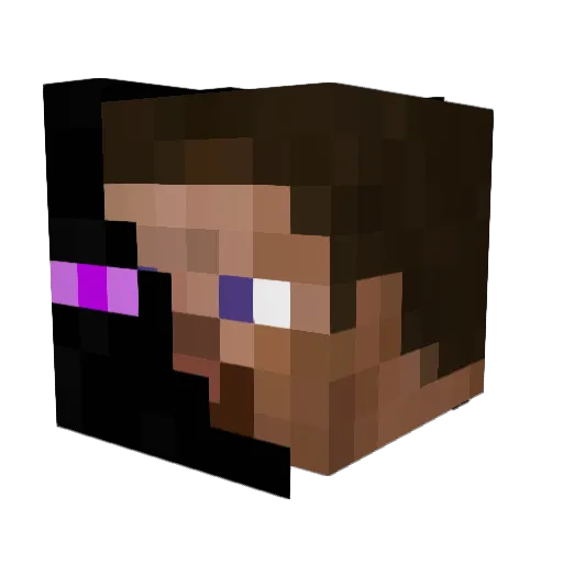 junjun2357 Minecraft avatar head, 3D render