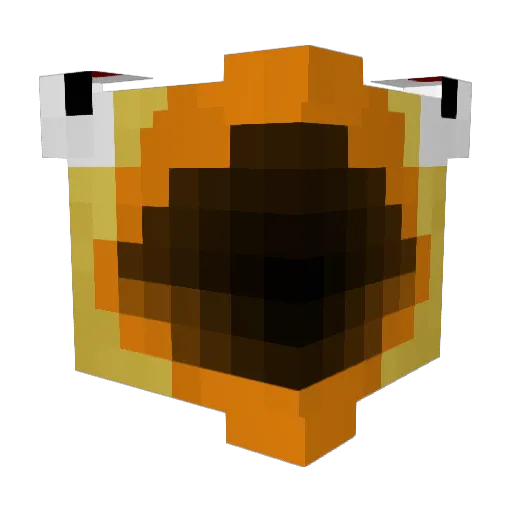 junjunNB Minecraft avatar head, 3D render