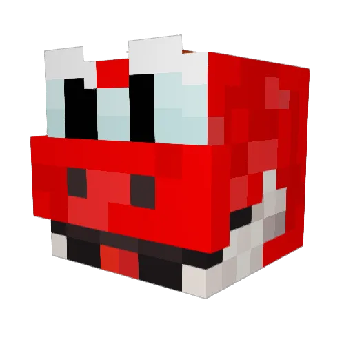 junjunj Minecraft avatar head, 3D render