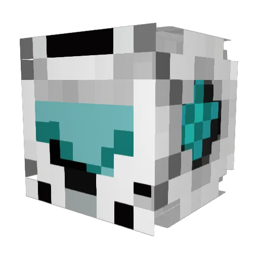 junkfood8 Minecraft avatar head, 3D render