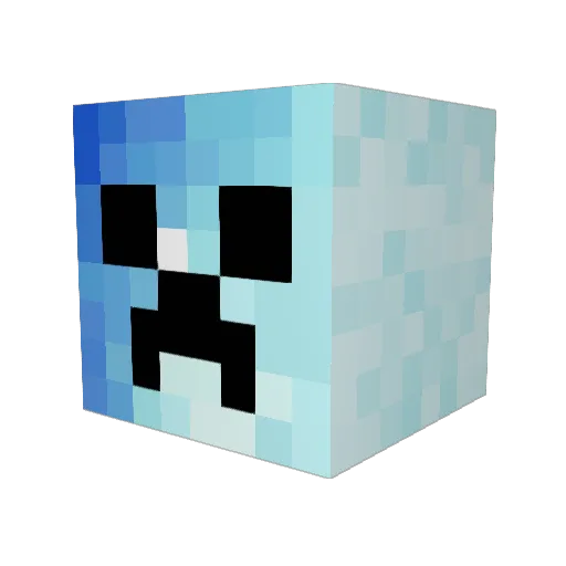 junklicious Minecraft avatar head, 3D render