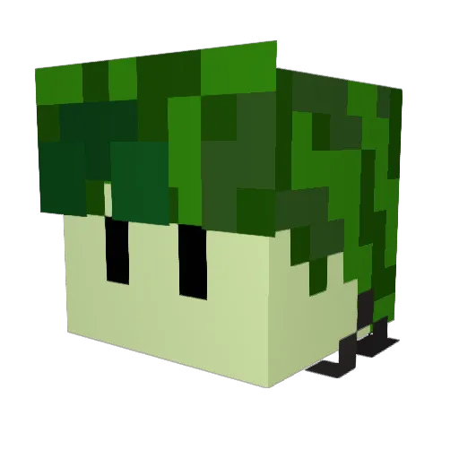 junkybott Minecraft avatar head, 3D render