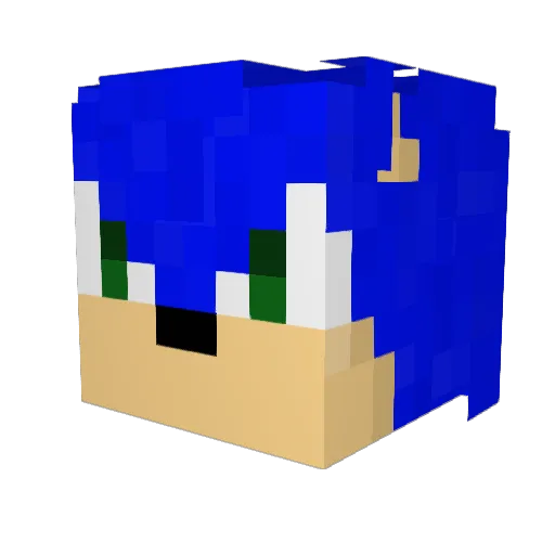 junnn52888 Minecraft avatar head, 3D render