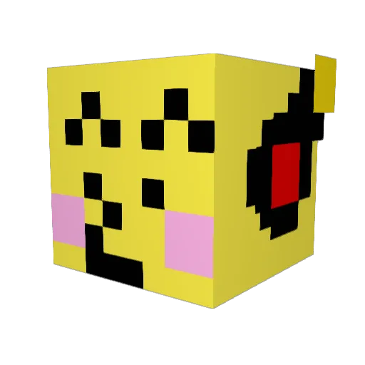 juno160 Minecraft avatar head, 3D render