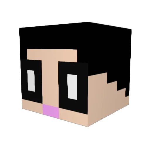 juno332 Minecraft avatar head, 3D render