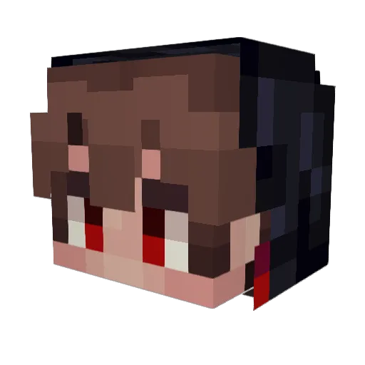 junokit Minecraft avatar head, 3D render