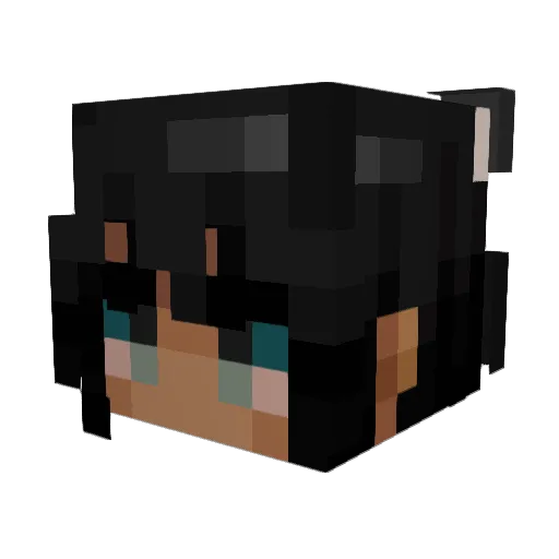 junon2000 Minecraft avatar head, 3D render