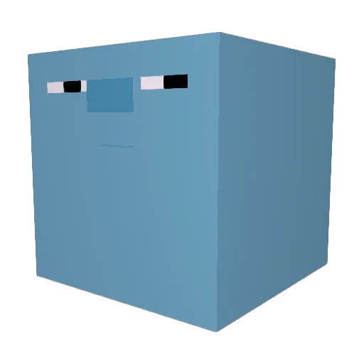 junsur1 Minecraft avatar head, 3D render