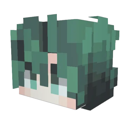 junxiaoyao007 Minecraft avatar head, 3D render