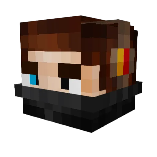 junyi2010 Minecraft avatar head, 3D render