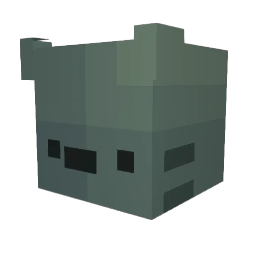 jupitersoup Minecraft avatar head, 3D render