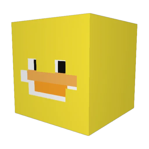 jupiterstrash Minecraft avatar head, 3D render