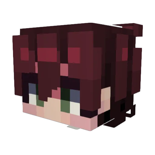 jupithecoffeecup Minecraft avatar head, 3D render