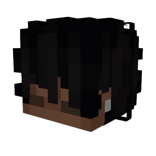 jupittxr Minecraft avatar head, 3D render