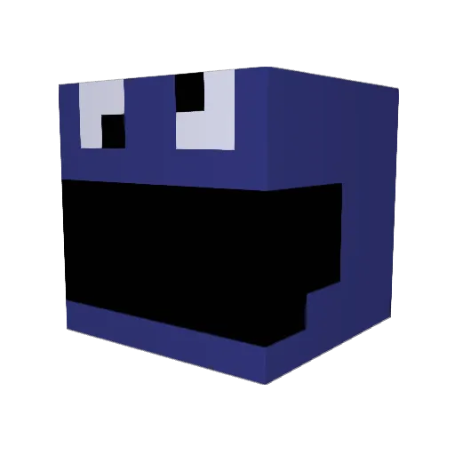 jupla Minecraft avatar head, 3D render