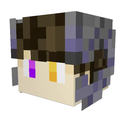 jureuk Minecraft avatar head, 3D render