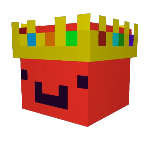 jurg420 Minecraft avatar head, 3D render