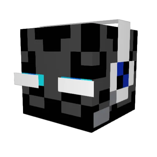 jurous Minecraft avatar head, 3D render