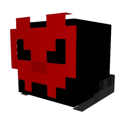 jushe_47 Minecraft avatar head, 3D render