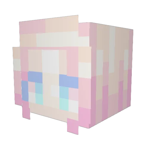 jusol03 Minecraft avatar head, 3D render