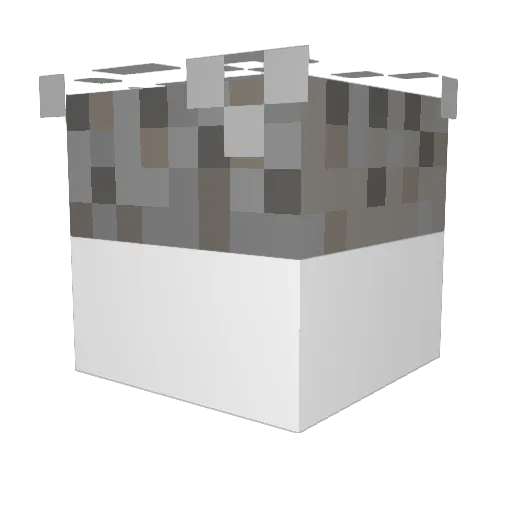 just123459 Minecraft avatar head, 3D render