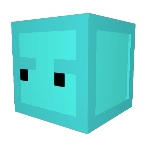 just1309 Minecraft avatar head, 3D render