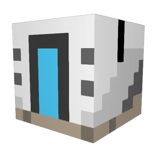 just13ducks Minecraft avatar head, 3D render