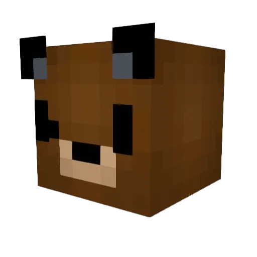 just4fun001 Minecraft avatar head, 3D render
