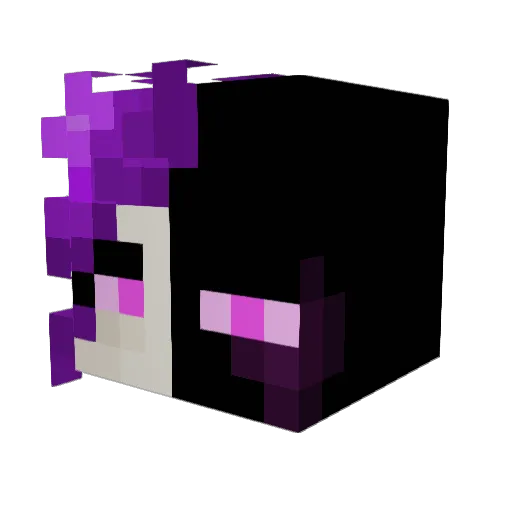 justMETRA Minecraft avatar head, 3D render