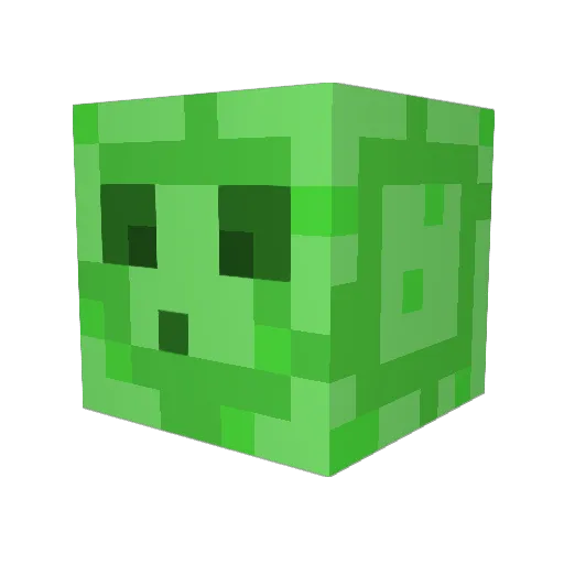 just_a_cube Minecraft avatar head, 3D render