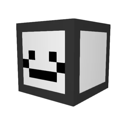 just_a_donutt Minecraft avatar head, 3D render