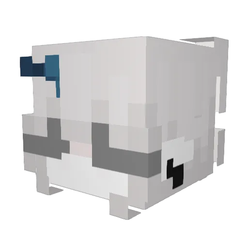 just_duuuck Minecraft avatar head, 3D render