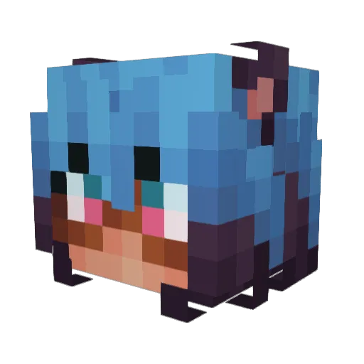 just_harald Minecraft avatar head, 3D render