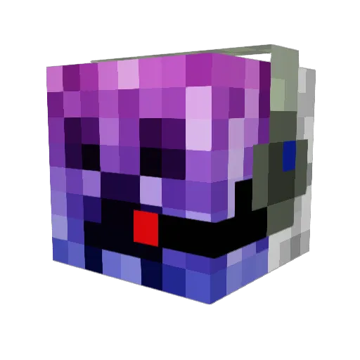 just_my_skillz Minecraft avatar head, 3D render