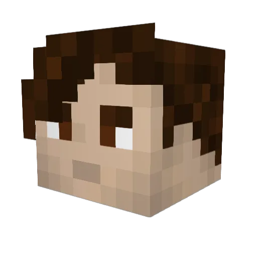 just_nerd311 Minecraft avatar head, 3D render